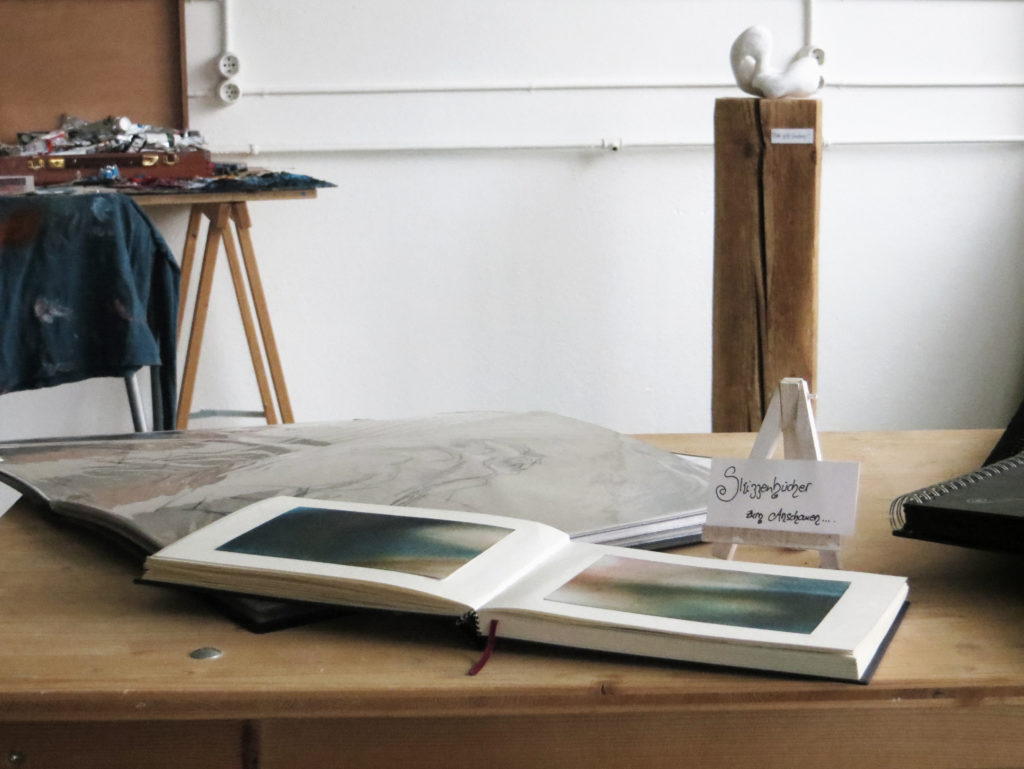 Ausstellung Kunst Notizbuch